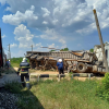 Iași: Coliziune între un tren şi un autocamion plin cu cereale, la Ruginoasa