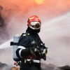 Incendiu de deșeuri de cauciuc în Baia Mare