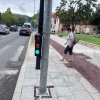 FOTO/VIDEO: Atenție, bicicliști! De acum aveți și voi semafoare pe străzile din Bistrița