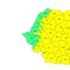 Cod galben de vijelii și averse torențiale valabil în județul Suceava începând de astăzi ...
