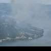 Avioane militare intervin pentru stingerea incendiului de pădure de pe Clisura Dunării