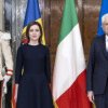 Maia Sandu a primit cadou din partea președintelui Italiei un tablou în ramă de lemn Giardini del Palazzo del Quirinale. Lista a fost publicată