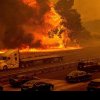 Mega-incendiul Park Fire, unul dintre cele mai mari înregistrate în statul California