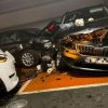 VIDEO Accident înfiorător în paracrea subterană de la Sun Plaza: Mai multe mașini au fost implicate