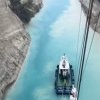 VIDEO Imagini fabuloase din misiunea dificilă a navei Mircea. A traversat canalul Corint pe furtună