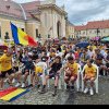 VIDEO: România Olanda în Cetatea din Alba Iulia. Suporterii înfruntă ploaia în orașul lui Nicușor Stanciu