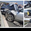 Accident cu mai multe mașini pe autostrada A1. SMURD-ul s-a deplasat locul accidentului