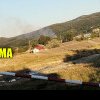 Casă cuprinsă de flăcări, în comuna Măgura