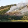 Incendiu de vegetație la Sântioana – VIDEO