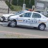 Mașină de poliție implicată în accident la Dej, doi copii duși la spital
