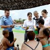 Apelul fals la 112 pune în pericol vieți! Acțiune de informare preventivă în rândul persoanelor de la Complexul Turistic de Natație Târgoviște