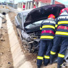 Două persoane au scăpat cu viață dintr-un accident violent, produs în Dâmbovița