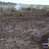 Duminică de foc pentru pompierii dâmbovițeni! Zeci de hectare de vegetație uscată au fost distruse de flăcări