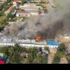 Imagini din drona cu incendiul de la caminul de batrani din Tulcea (VIDEO)