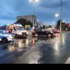 Știri Constanta: Accident rutier la sensul giratoriu din centrul localitatii Ovidiu (FOTO+VIDEO)