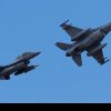 Două aeronave F-16, ridicate ca măsură de prevenție după ce drone rusești au atacat în apropiere de granița României
