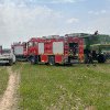 INCENDIU PE CÂMP O combină a luat foc între Cionchești și Rușeni
