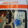 Cluj: Autoturism răsturnat pe DN 1-E60, lângă Feleacu. Un bărbat de 50 de ani a fost transportat la spital