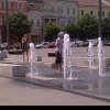 Clujenii se plâng că fântâna din Piața Unirii nu funcționează: „E deja iulie, extraordinar de cald, când va funcționa?”