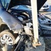Cum s-a produs accidentul de marți dimineață din Copăceni, Cluj. În urma impactului o șoferiță a ajuns cu mașina într-un stâlp